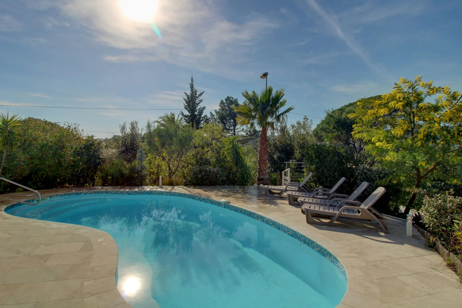 La piscine chauffée